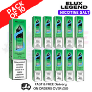 Shop Fresh Menthol Mojito Elux Legend Nic Salt BOX OF 10 - UK Vape World