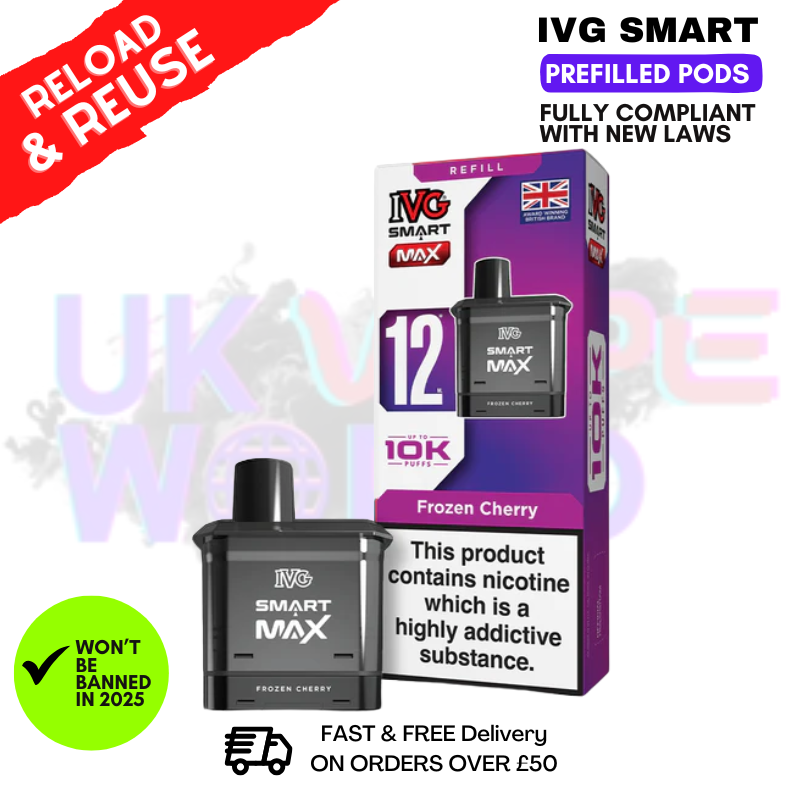 Frozen Cherry IVG Smart Max Replacement Pod Frozen Cherry IVG Smart Max Replacement Pod