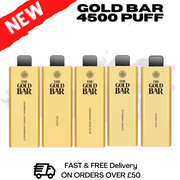 Shop GOLD BAR ULTRA 4500 PUFF WGA - MIXED BOX OF 5 - UK Vape World