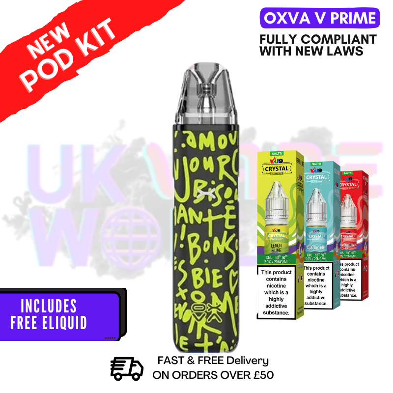 Oxva Xlim GO GRAFFITI BLACK Pod Kit & FREE LIQ - 9.99 Oxva Xlim GO GRAFFITI BLACK Pod Kit & FREE LIQ - 9.99