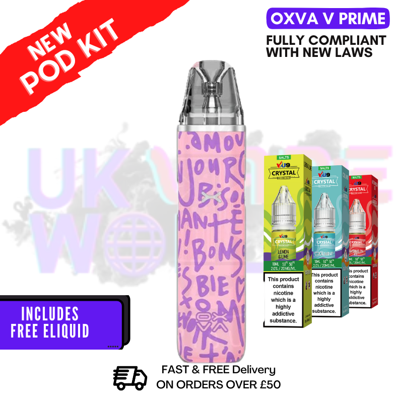 Oxva Xlim GO Pod Vape Kit GRAFFITI PINK