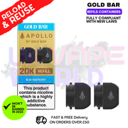 Shop Blueberry Raspberry Gold Bar 20K (5ML) REFILS PACK OF 2 - UK Vape World