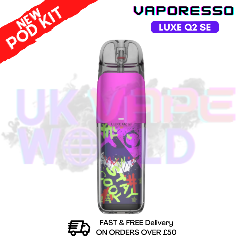 Pink Vaporesso Luxe Q2 SE Kit | ONLY 16.99 Pink Vaporesso Luxe Q2 SE Kit | ONLY 16.99