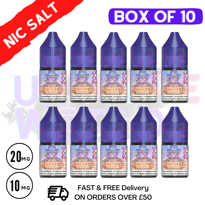 Grape Ice RandM Tornado 7000 Nic Salt BOX OF 10 Grape Ice RandM Tornado 7000 Nic Salt BOX OF 10