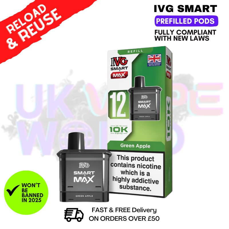 ivg smart max pod deals Green Apple IVG Smart Max Replacement Pod