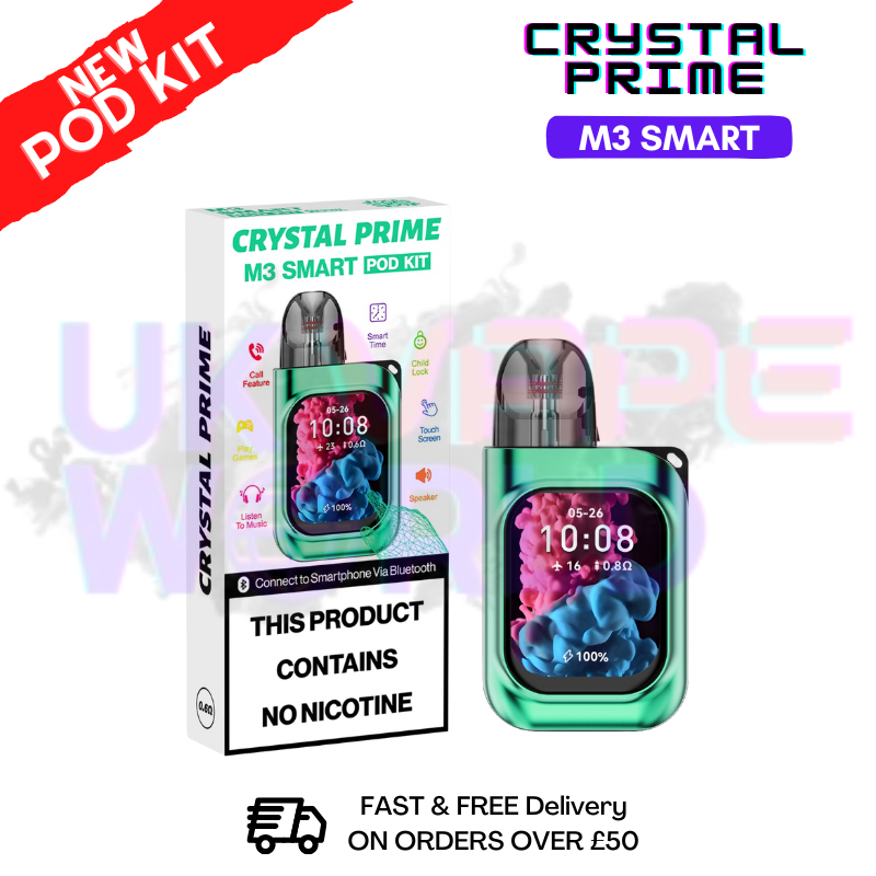 Green Crystal Prime M3 Smart Refillable Pod Kit