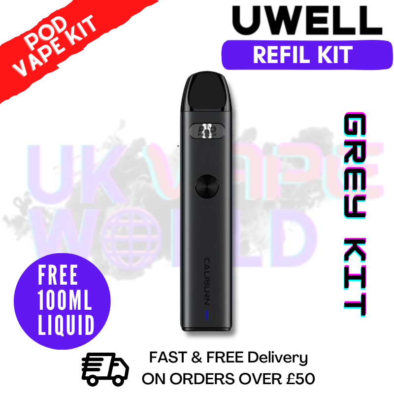 uwell caliburn grey Uwell Shishti Caliburn G4 Karst Grey main image 1