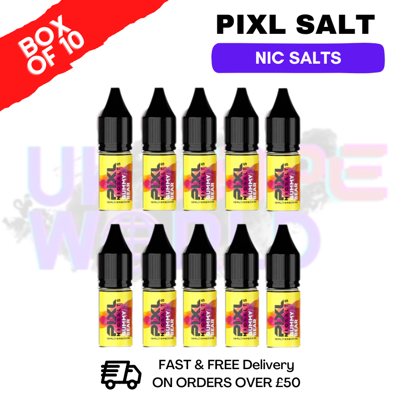 gummy bear vape flavor Gummy Bear Pixl Nic Salt Box Of 10
