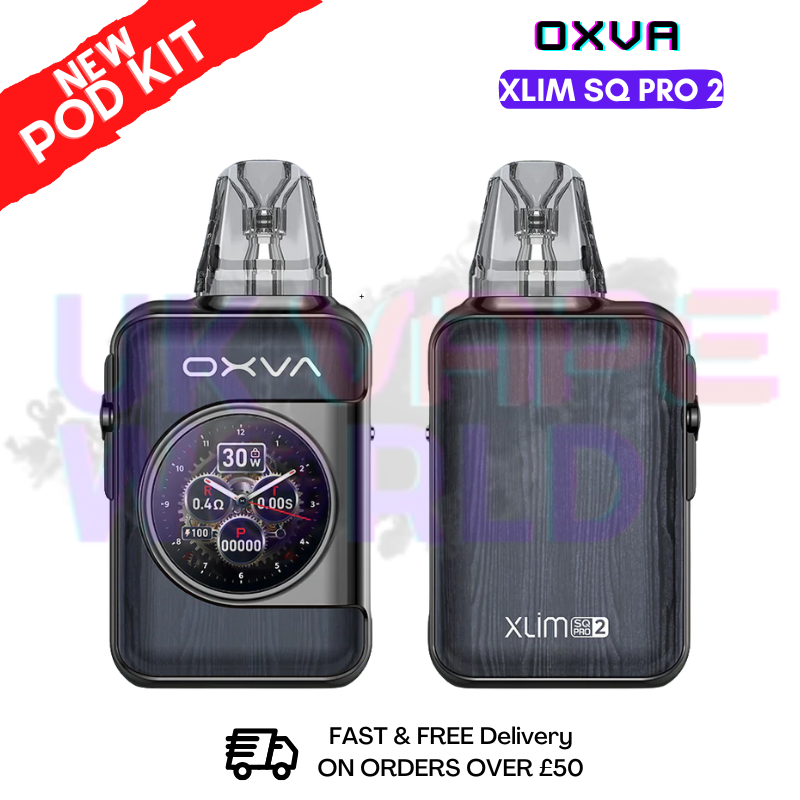Gunmetal Wood Oxva Xlim SQ Pro 2 Kit | 19.99 Gunmetal Wood Oxva Xlim SQ Pro 2 Kit | 19.99