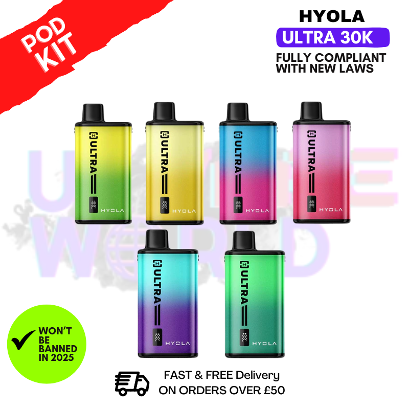 Hyola Ultra 30K Puff 30000 Pod Kit - 2 For 18 Hyola Ultra 30K Puff 30000 Pod Kit - 2 For 18