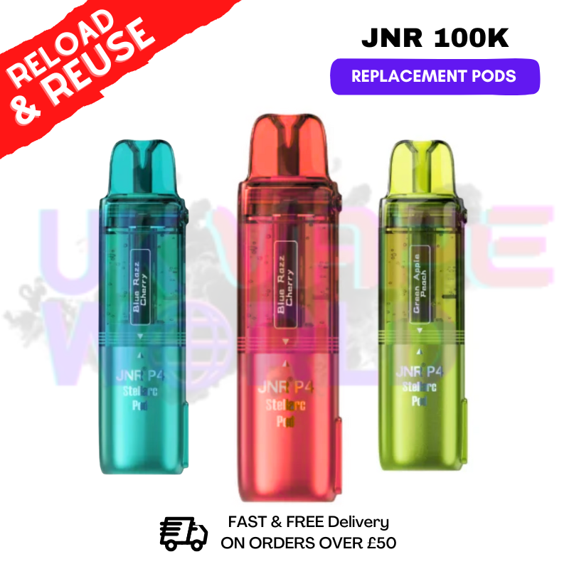 JNR 100k Sterllarc Replacement Pods - 6.89 JNR 100k Sterllarc Replacement Pods - 6.89