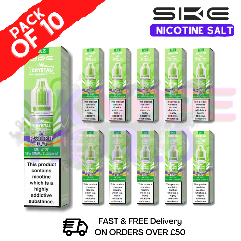 crystal vape kiwi passionfruit guava Coffee - Disposable Vapes