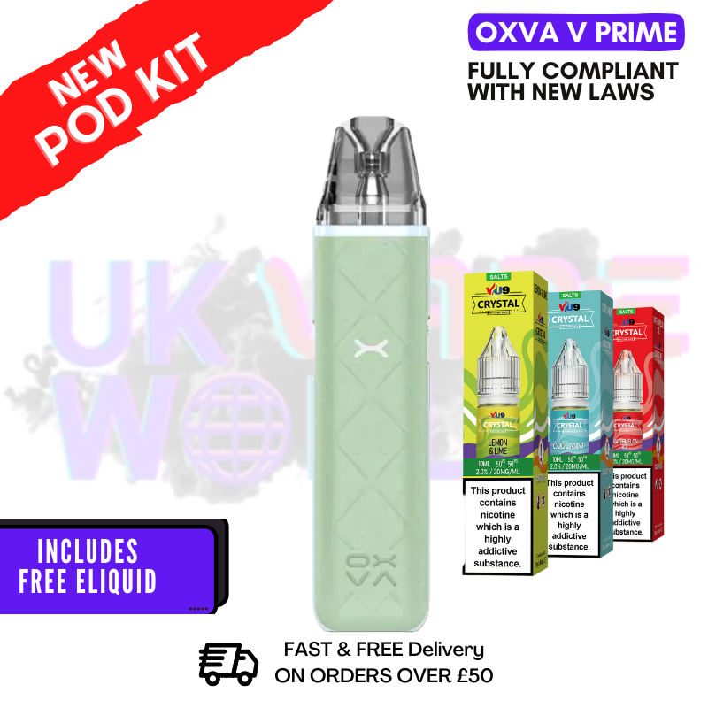 Oxva Xlim GO LIGHT GREEN Pod Vape Kit | 9.99 + FREE LIQ Oxva Xlim GO LIGHT GREEN Pod Vape Kit | 9.99 + FREE LIQ