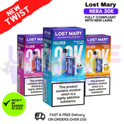 Shop Lost Mary NERA 30000 Puff 30K FullView Prefilled Pod Kit - UK Vape World