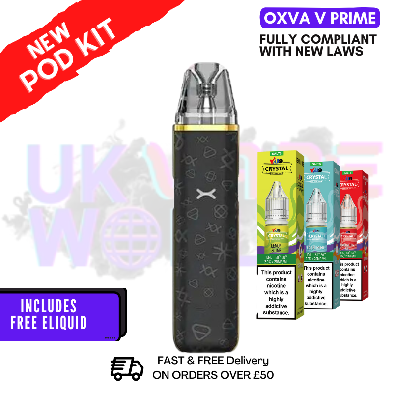 Oxva Xlim GO Pod Vape Kit LUXE BLACK | £9.99 + FREE LIQ