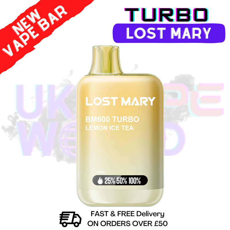 Lost Mary BM600 Turbo Lemon ICE TEA | ONLY 3.99
