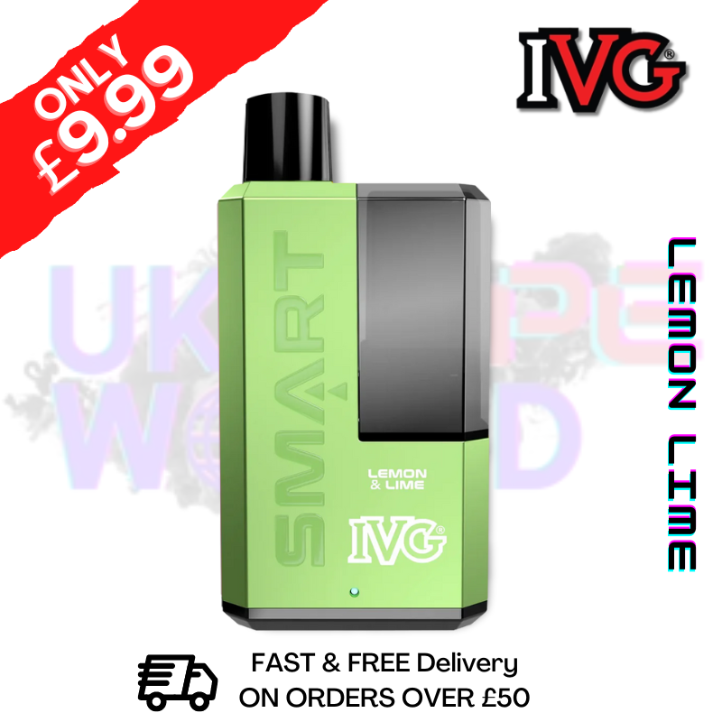 smart ivg 5500 IVG Smart 5500 Puffs Refillable Rechargeable Disposable Vape Kit – UNITY  PACK main image 0