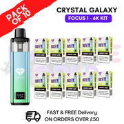 Lemon Lime Crystal Galaxy Focus 6K Kits Box Of 10 - ukvapeworld