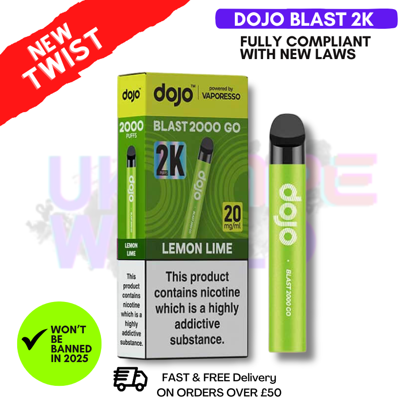Lemon Lime Dojo Blast 2000 2K Puff Kit Lemon Lime Dojo Blast 2000 2K Puff Kit
