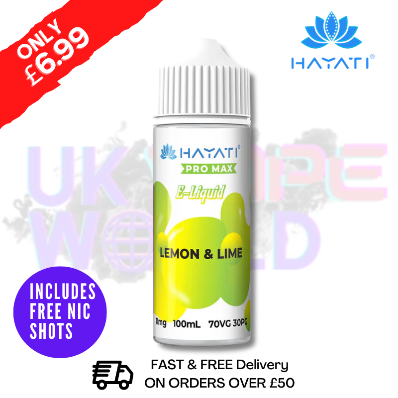 Lemon Lime Hayati Pro Max Shortfill Juice 100ML Eliquid Lemon Lime Hayati Pro Max Shortfill Juice 100ML Eliquid