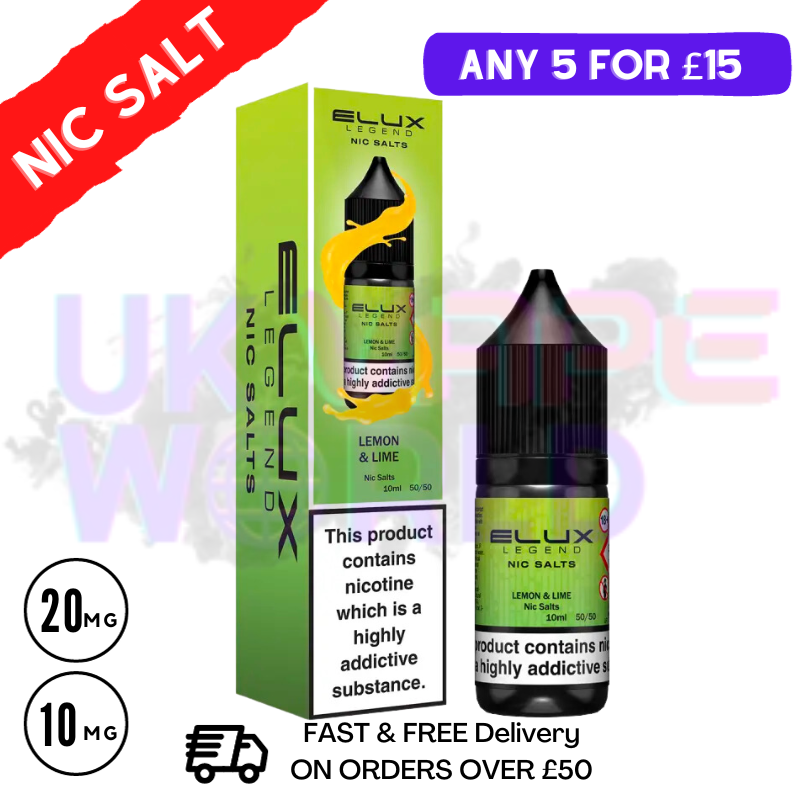 Lemon Lime Elux Legend Nic Salt 10ML eLiquid Lemon Lime Elux Legend Nic Salt 10ML eLiquid