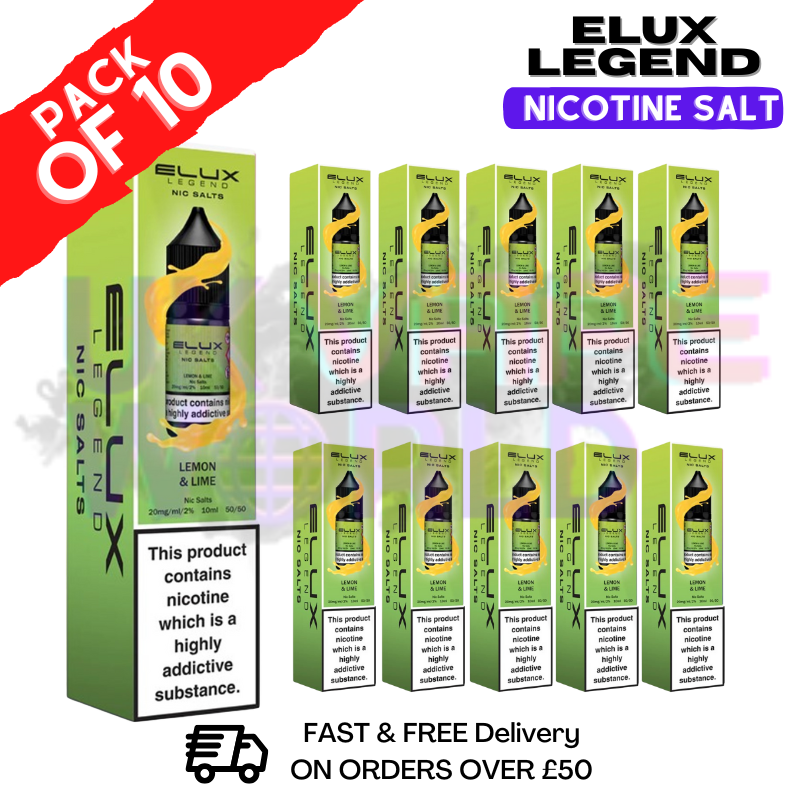 Elux Legend 3500Puff Nic Salt Lemon Lime 10ML BOX OF 10 Elux Legend 3500Puff Nic Salt Lemon Lime 10ML BOX OF 10