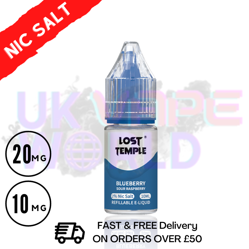LOST TEMPLE 'Blue Sour Raspberry' Nic Salt - 1 EACH LOST TEMPLE 'Blue Sour Raspberry' Nic Salt - 1 EACH