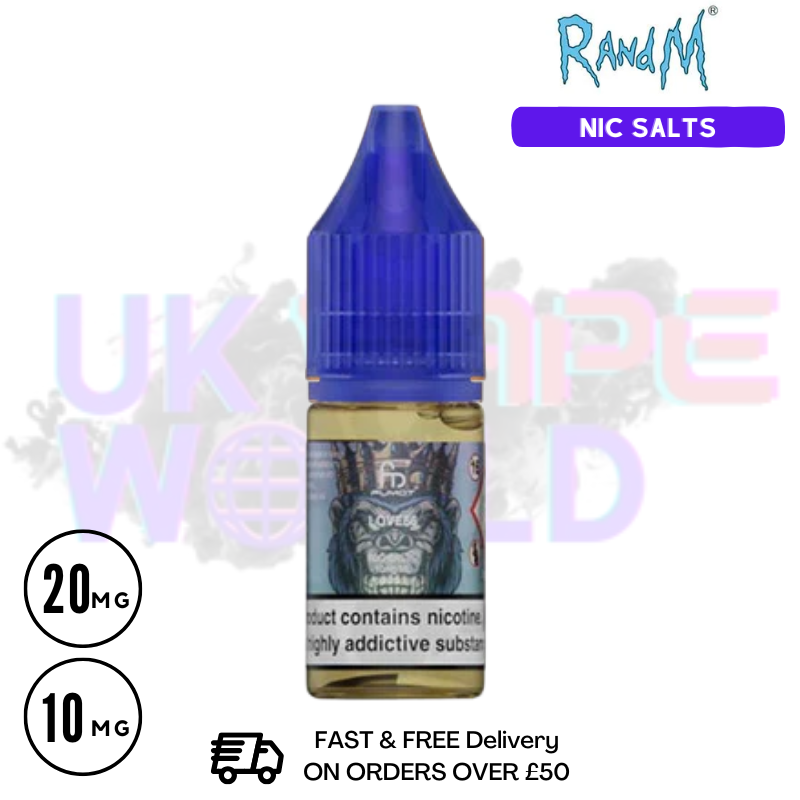 Love 66 RandM Tornado 7000 Nic Salt 10ML eLiquid - ukvapeworld