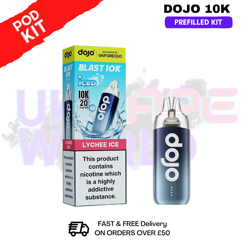 ARS10 lycee フーロン Lychee ICE Dojo Blast 10K Puff Prefilled Kit