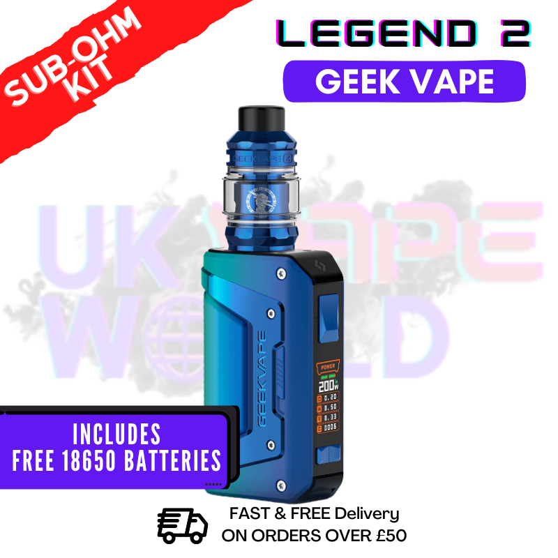 Shop Mint Green GeekVape Aegis Legend 2 L200 Sub Ohm Kit - ONLY £44.99 - UK Vape World