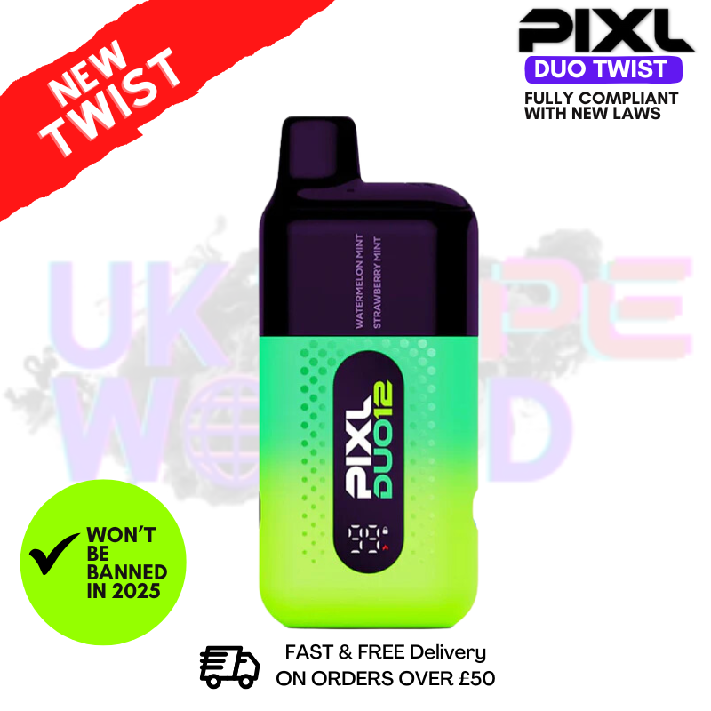 Mint Edition Pixl Duo Twist 6000 6K Puff Kit Mint Edition Pixl Duo Twist 6000 6K Puff Kit