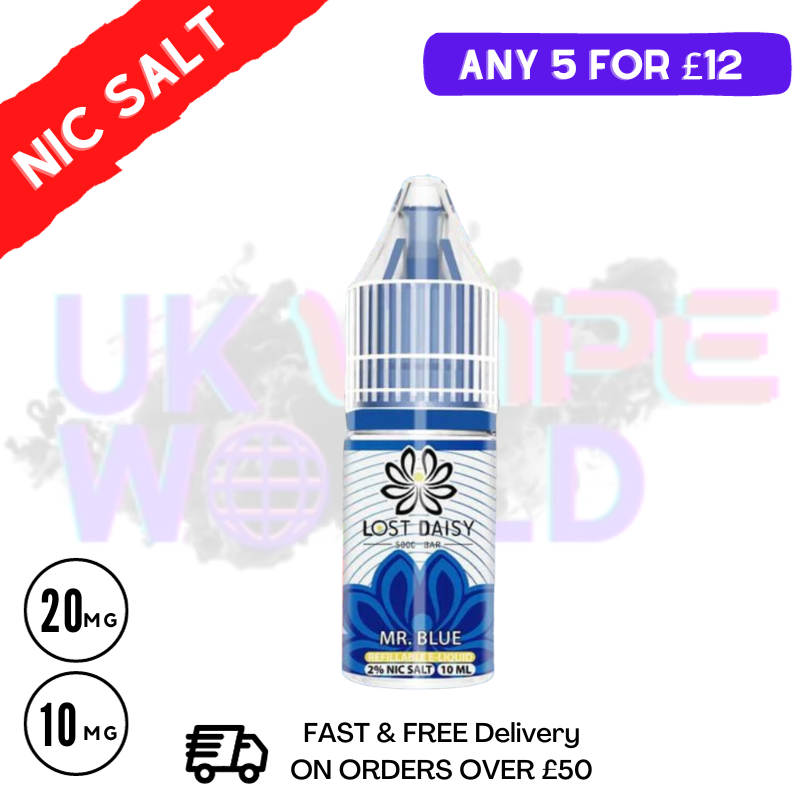 vaporesso xros 4 nano kit MR Blue Lost Daisy Nic Salt 10ML eLiquid