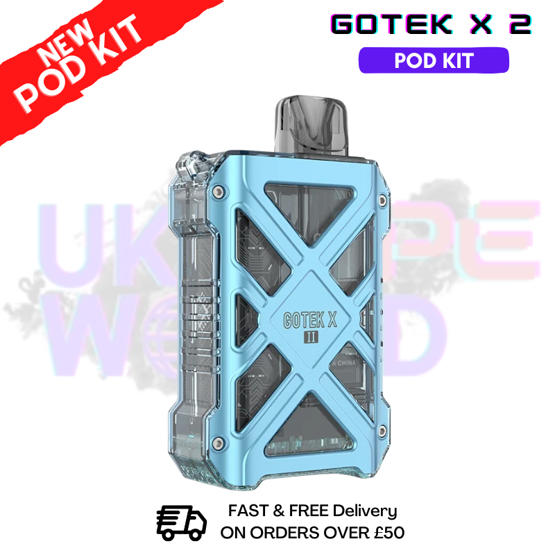 aspire gotek x vape Pastel Blue Aspire Gotex X 2 Kit