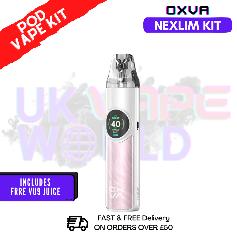 Pearl Pink OXVA NeXlim Refillable Pod Kit Pearl Pink OXVA NeXlim Refillable Pod Kit