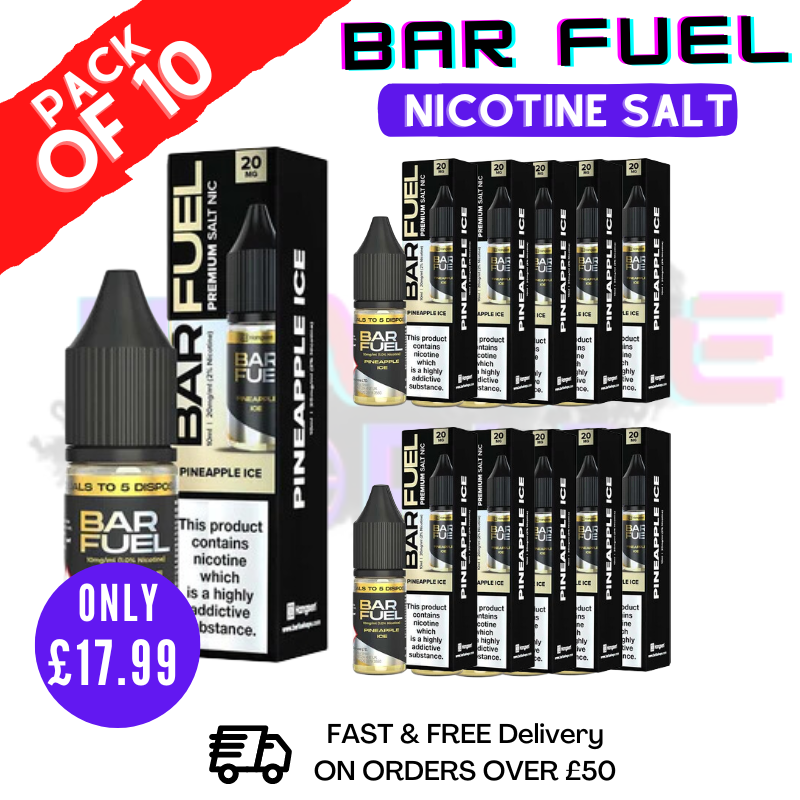 Shop Pineapple ICE Bar Fuel Nic Salt BOX OF 10 - UK Vape World