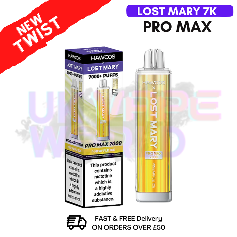 elf bar vape uk Pineapple Duo Ice Lost Mary OS5000 main image 1