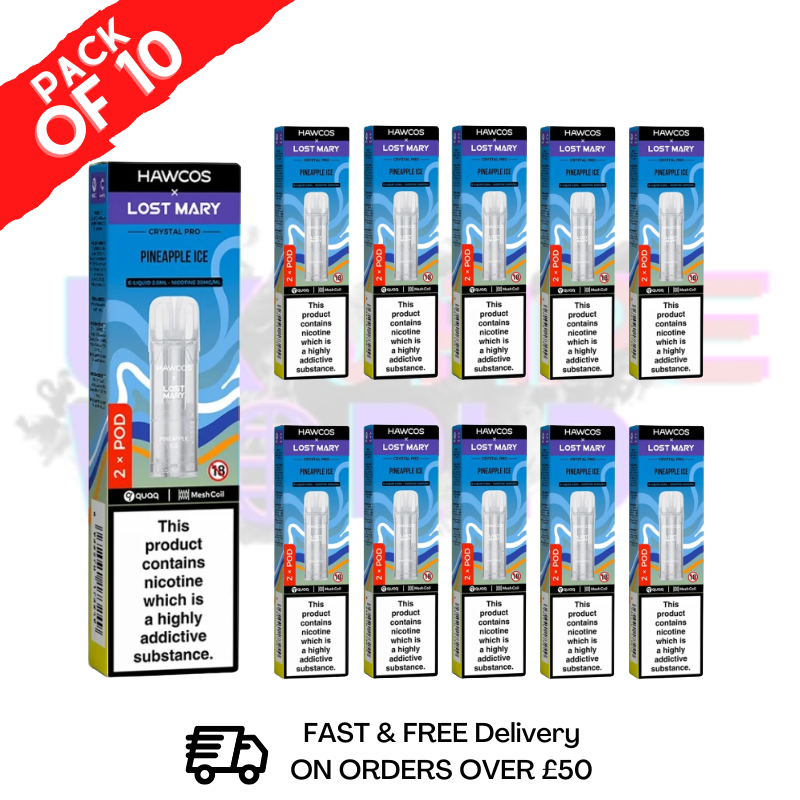 shop Pineapple Ice Lost Mary Crystal Replacement Pods Box of 10 - ukvapeworld