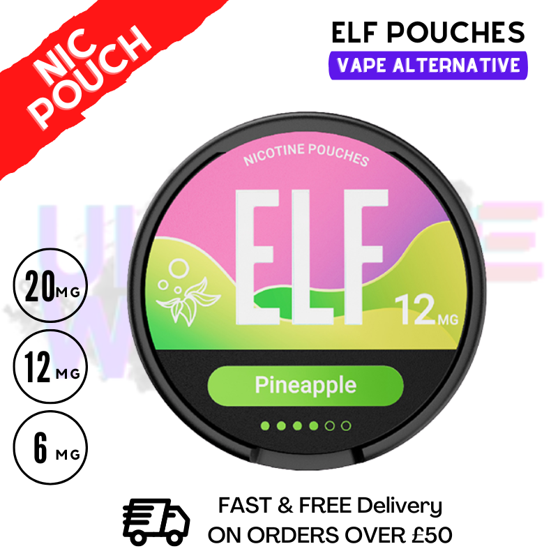 Pineapple Elf Nicotine Pouches By Elf Bar