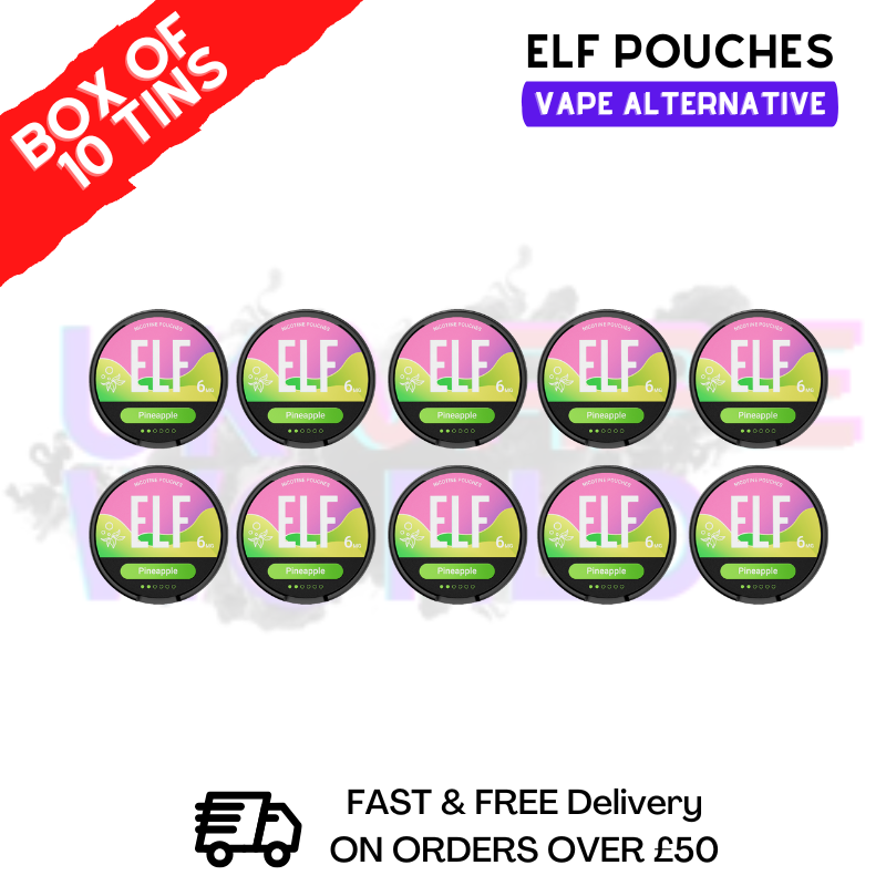 Pineapple Elf Nicotine Pouches Box Of 10