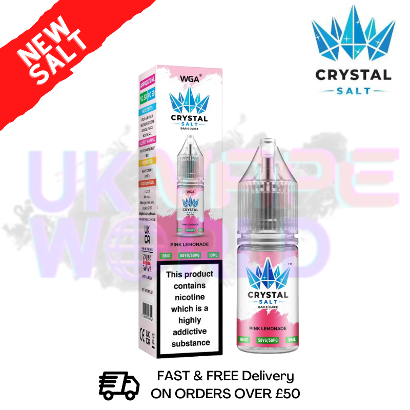 Pink Lemonade WGA Crystal Nic Salt | Nicotine Salts | Lowest Price