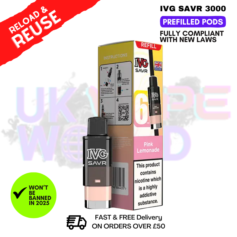 ivg savr 3000 pink lemonade IVG Nic Salt