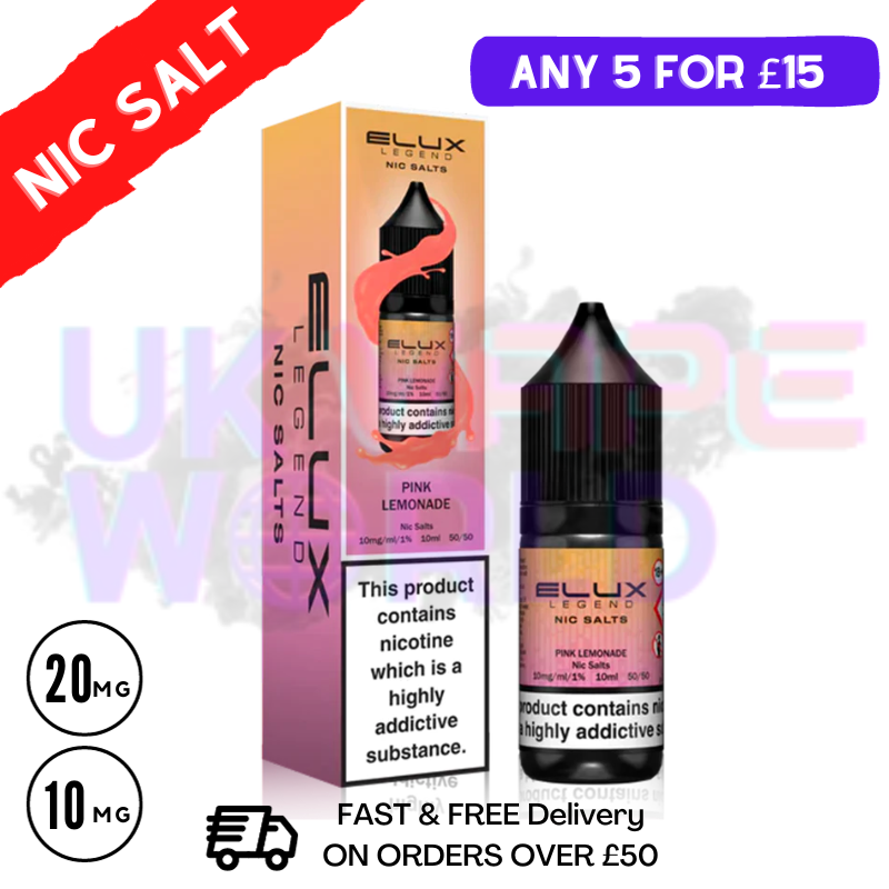 elux legend mr pink PINK LEMONADE Elux Legend Nic Salt 10ML eLiquid