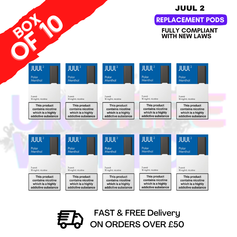Polar Menthol Juul 2 Pods Box of 10 - 52.99 Polar Menthol Juul 2 Pods Box of 10 - 52.99