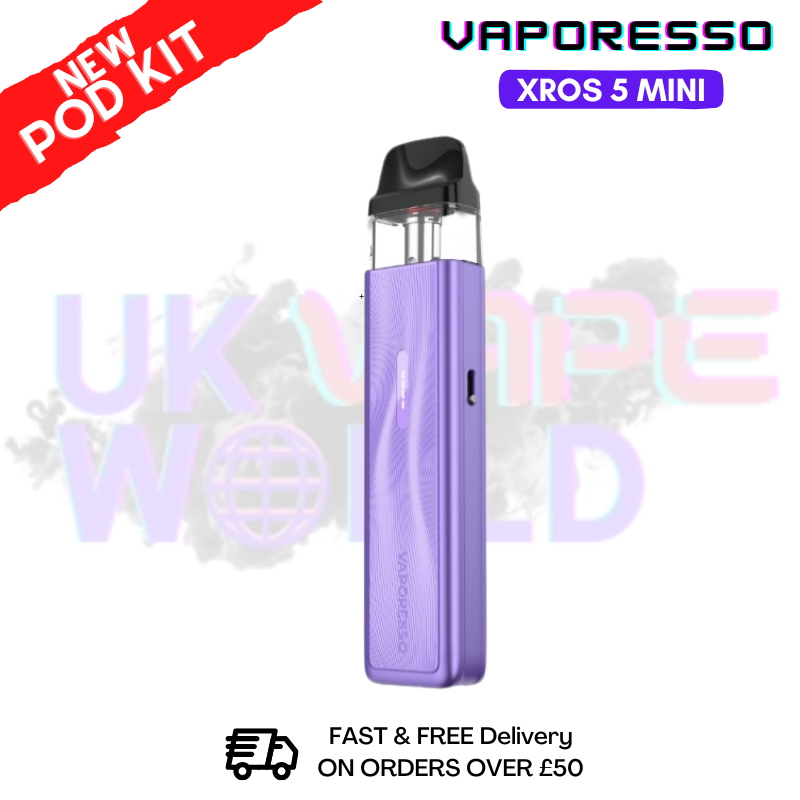 shop Purple Vaporesso Xros 5 Mini Refillable Pod Vape Kit - ukvapeworld