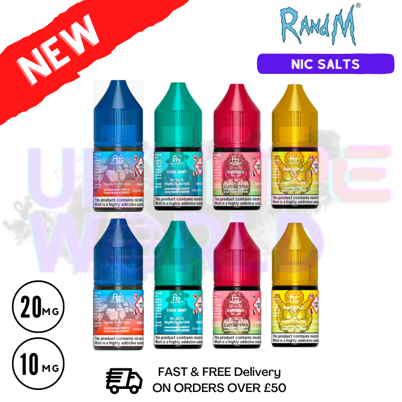 RandM Tornado Nic Salt 7000 E liquid - ONLY 1.52! RandM Tornado Nic Salt 7000 E liquid - ONLY 1.52!