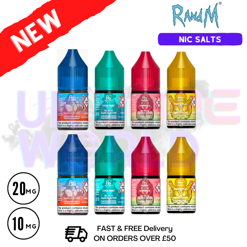 RandM Tornado 7000 Nic Salt 10ML eLiquid - UK Vape World