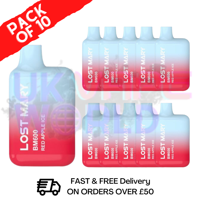 elf bar vape uk Bright Red Lost Mary Flavor Lost Mary OS5000 Disposable Vape .99