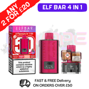 Red Edition Elf Bar 4 in 1 Ultra Puff Kit - ukvapeworld