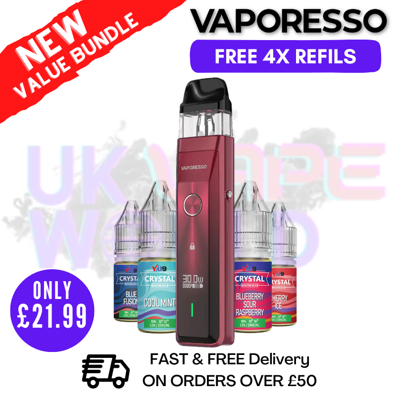 Shop Red Vaporesso Xros Pro Pod Kit | FREE 4X REFILS | £21.99 - UK Vape World