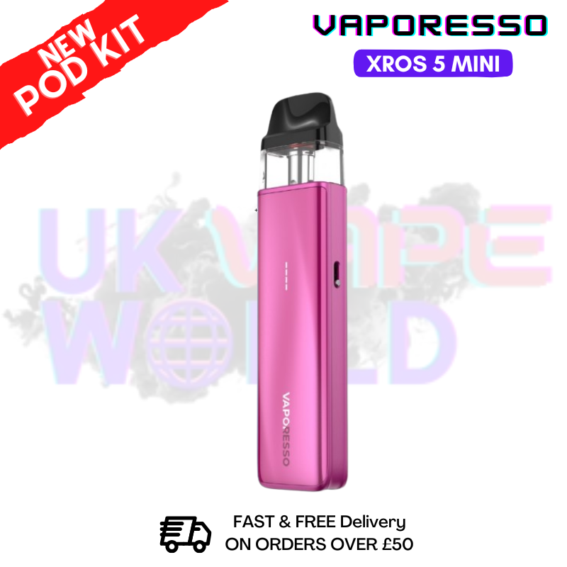 voopoo argus pro kit Rose Red Vaporesso Xros 5 Mini Pod Kit